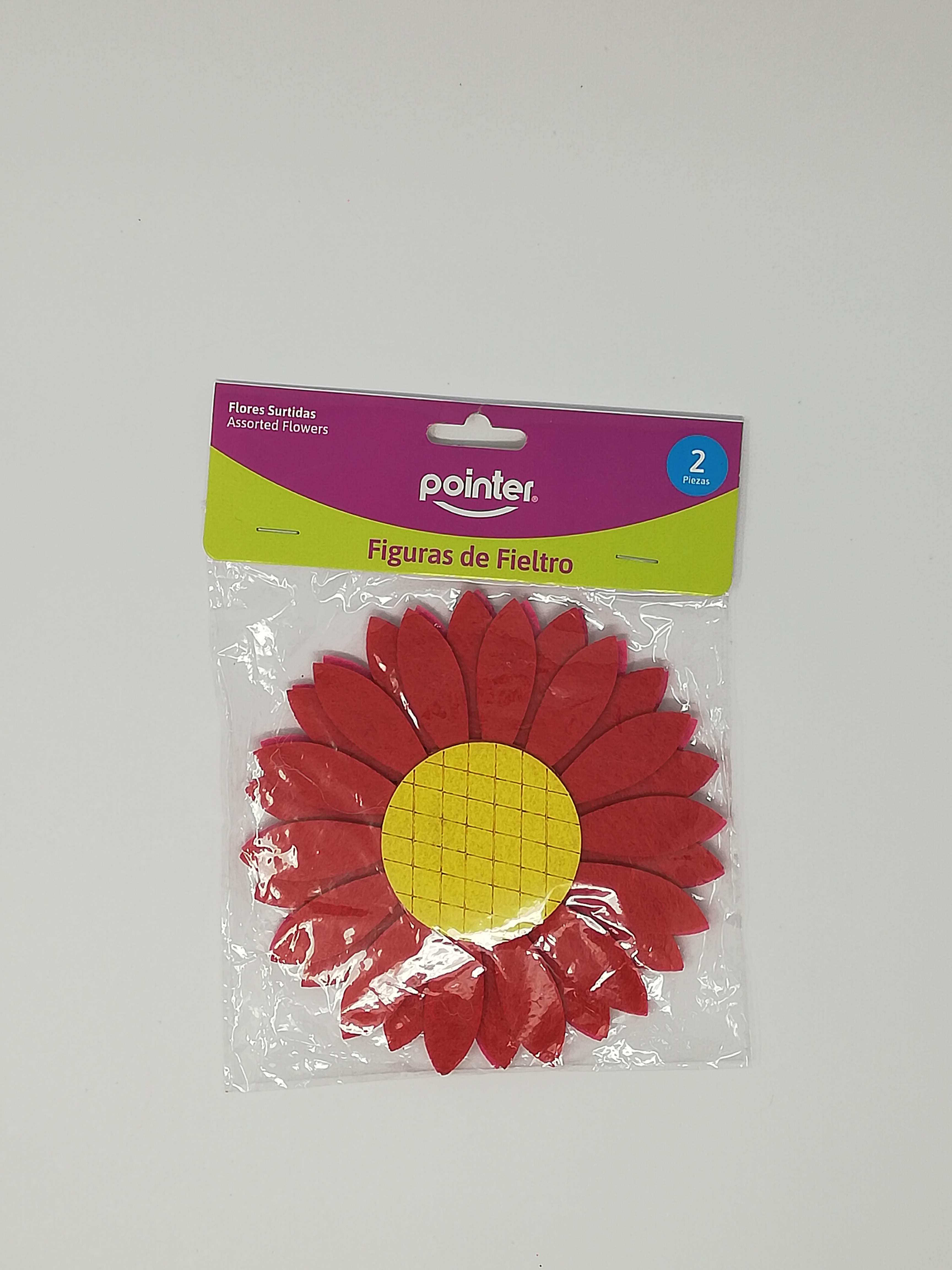 FIELTRO DISEÑO DE FLORES